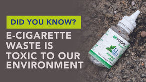 E-cigarette waste pollution and tips for safe handling and disposal
