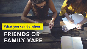 Teens with friends who vape